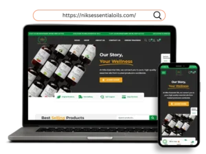 Niks Essential Oils Website Project